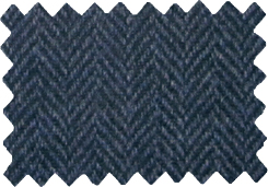 Tweed Anzug mit Fischgrätmuster Schwarz-Blau